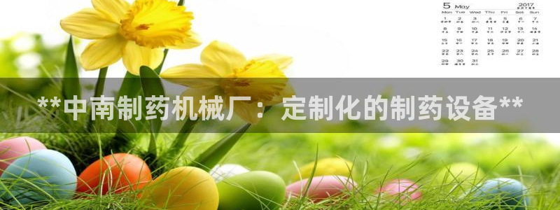 老哥俱乐部是干什么的：**中南制药机械厂：定制化的制药设备**