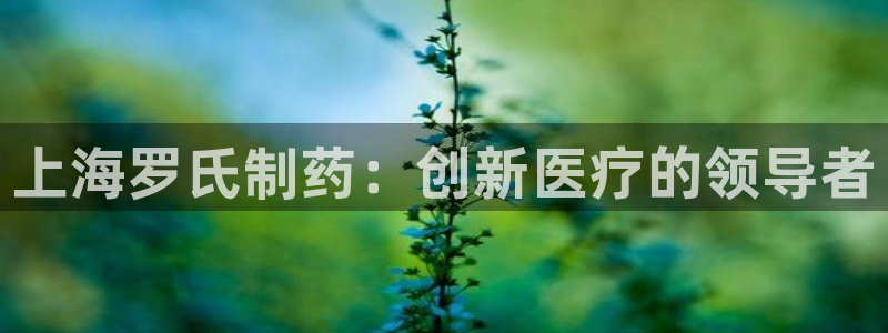 九游老哥俱乐部登录：上海罗氏制药：创新医疗的领导者