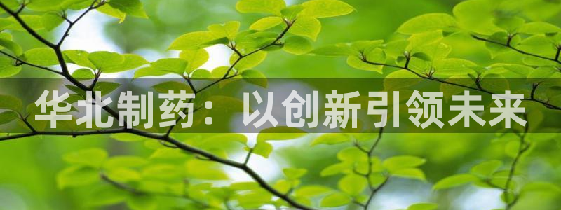 九游会老哥必备的交流社区：华北制药：以创新引领未来