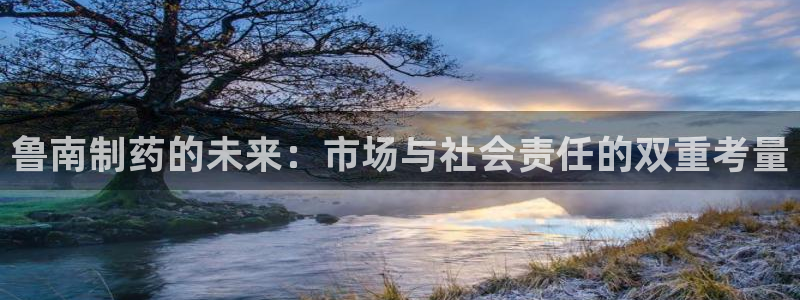 老哥吧九游会下架吗：鲁南制药的未来：市场与社会责任的双重考量