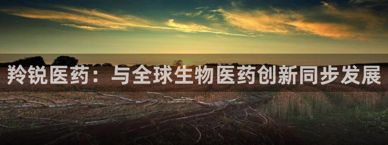 九游会老哥：羚锐医药：与全球生物医药创新同步发展