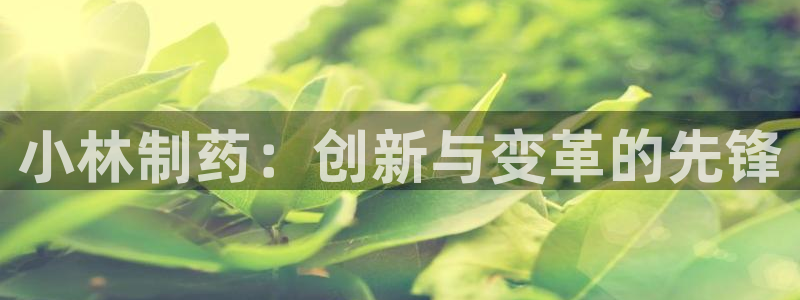 九游会老哥：小林制药：创新与变革的先锋