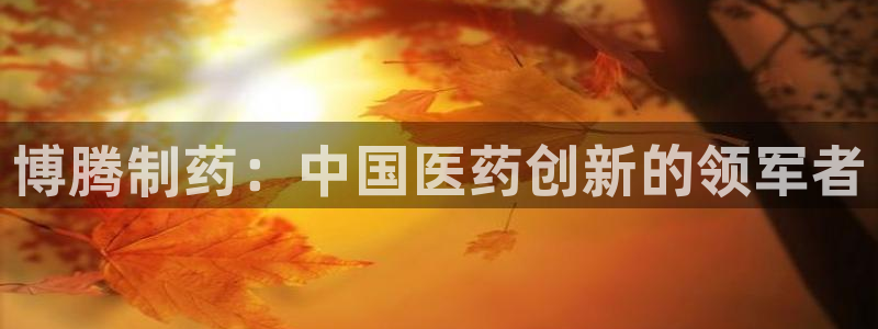 老哥俱乐部是干什么的啊：博腾制药：中国医药创新的领军者