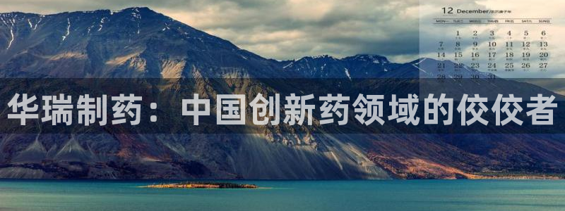 九游会老哥俱乐部：华瑞制药：中国创新药领域的佼佼者