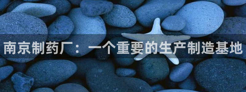 9游会老哥俱乐部：南京制药厂：一个重要的生产制造基地